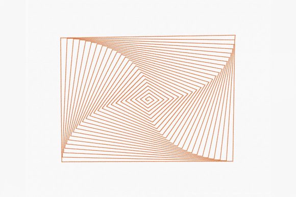 Abstract Rectangle Spiral