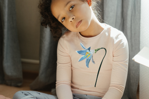Lily Flower Embroidery Design