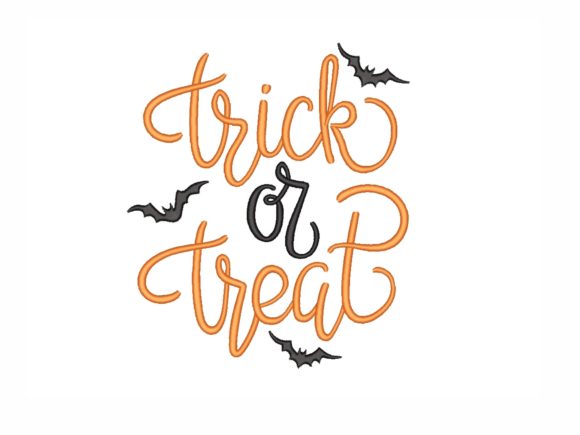 Trick or Treat Embroidery Design
